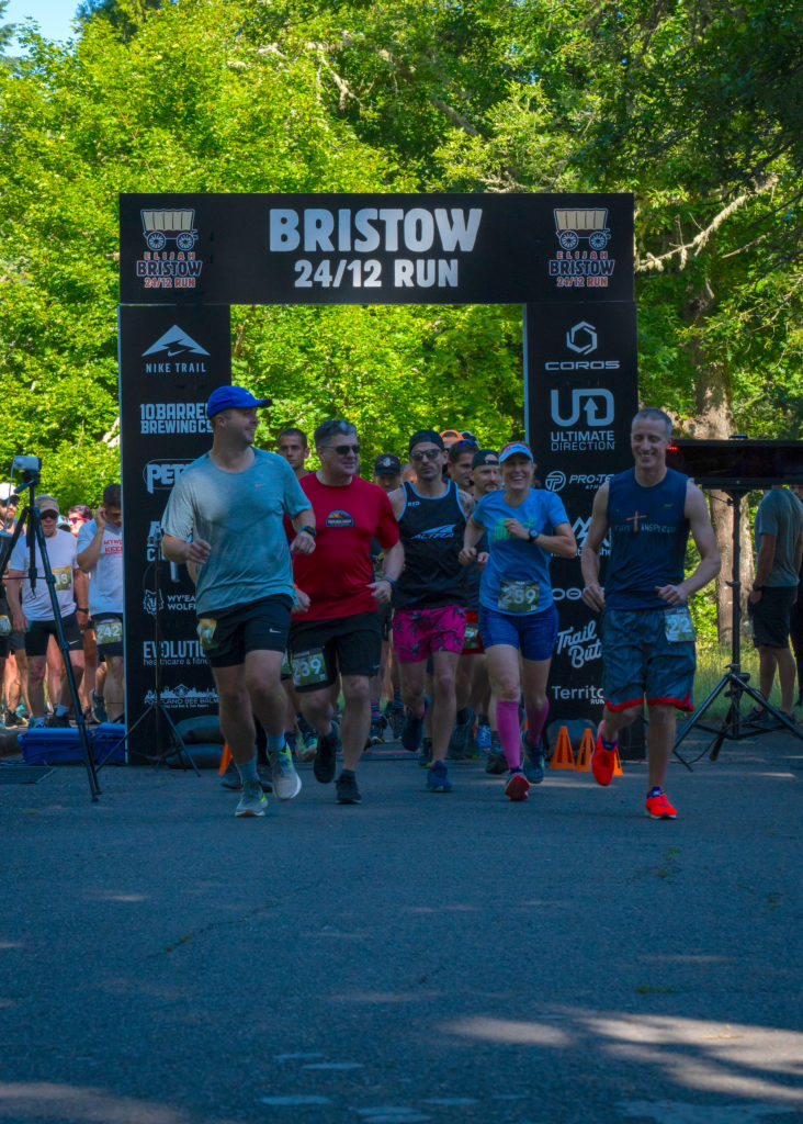 Bristow timed loop race east of Eugene Oregon